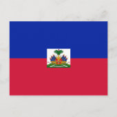 Carte postale Drapeau d'Haïti (Devant)