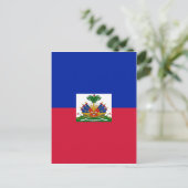 Carte Postale Drapeau d'Haïti (Debout devant)