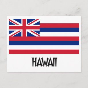 Carte Postale Drapeau d'Hawaii