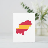 Carte Postale drapeau d'Ibiza Espagne (Debout devant)
