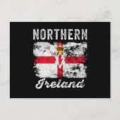 Carte Postale Drapeau d'Irlande du Nord en détresse (Devant)