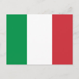 Carte Postale Drapeau d'Italie