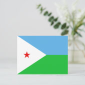 Carte postale Drapeau Djibouti (Debout devant)