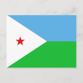 Carte postale Drapeau Djibouti (Devant)