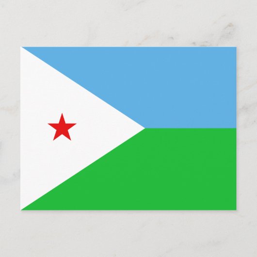 Carte postale Drapeau Djibouti (Devant)
