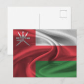 Carte Postale Drapeau d'Oman (Devant / Derrière)