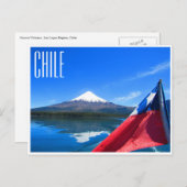 Carte Postale drapeau d'osorno chili (Devant / Derrière)