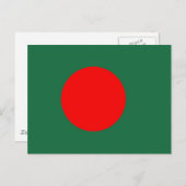 Carte Postale Drapeau du Bangladesh (Devant / Derrière)