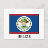 Carte Postale Drapeau du Belize (Devant)