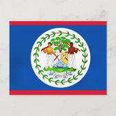 Carte Postale Drapeau du Belize (Devant)