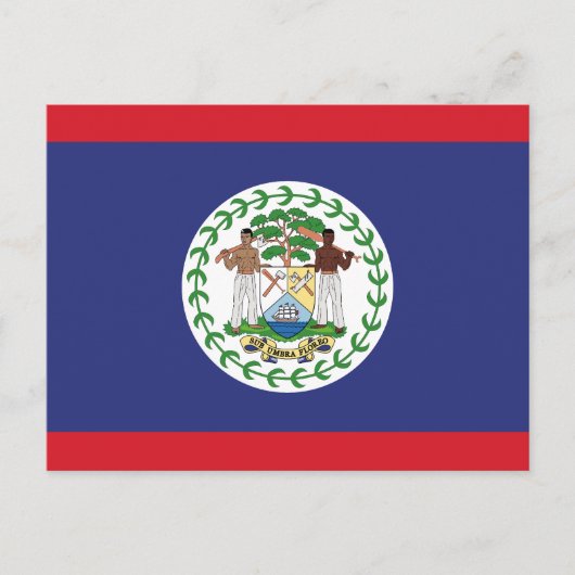 Carte Postale Drapeau du Belize (Devant)