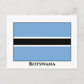 Carte Postale Drapeau du Botswana (Devant)