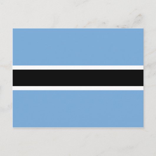 Carte Postale Drapeau du Botswana (Devant)