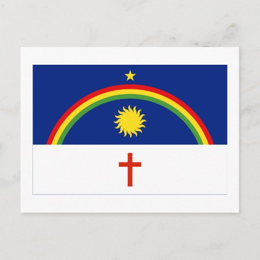 Carte Postale Drapeau du Brésil, Pernambuco (Devant)