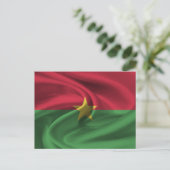 Carte Postale Drapeau du Burkina Faso (Debout devant)