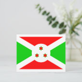 Carte Postale Drapeau du Burundi (Debout devant)