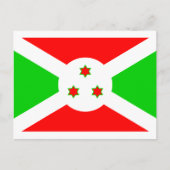 Carte Postale Drapeau du Burundi (Devant)