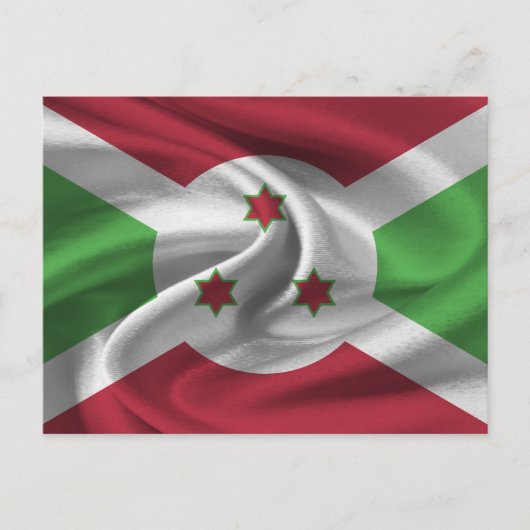 Carte Postale Drapeau du Burundi (Devant)