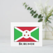 Carte Postale Drapeau du Burundi (Debout devant)