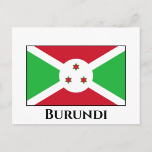 Carte Postale Drapeau du Burundi