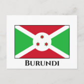 Carte Postale Drapeau du Burundi (Devant)