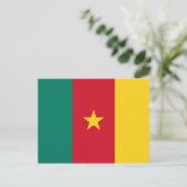 Carte Postale Drapeau du Cameroun (Debout devant)