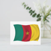 Carte Postale Drapeau du Cameroun (Debout devant)