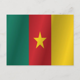 Carte Postale drapeau du Cameroun