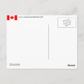 Carte Postale Drapeau du Canada (Dos)