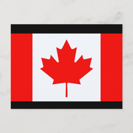 Carte Postale Drapeau du Canada (Devant)