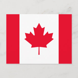 Carte Postale Drapeau du Canada