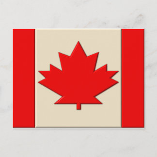 Carte Postale Drapeau du Canada