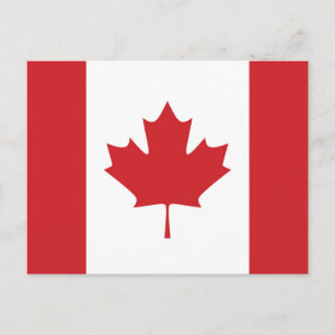 Carte Postale Drapeau du Canada