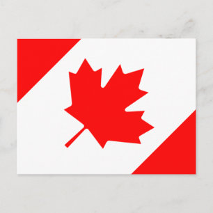 Carte Postale Drapeau du Canada