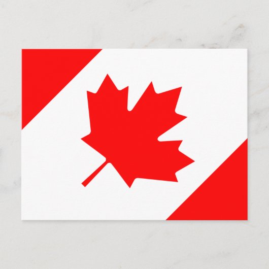 Carte Postale Drapeau du Canada (Devant)