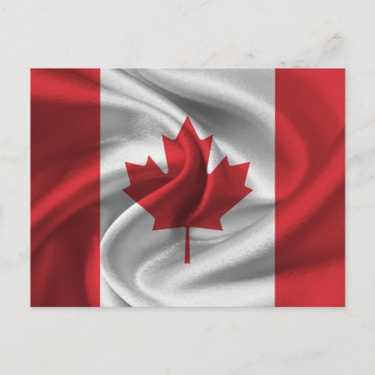 Carte Postale Drapeau du Canada (Devant)