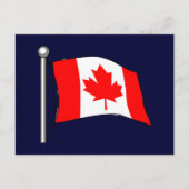 Carte Postale Drapeau du Canada (Devant)