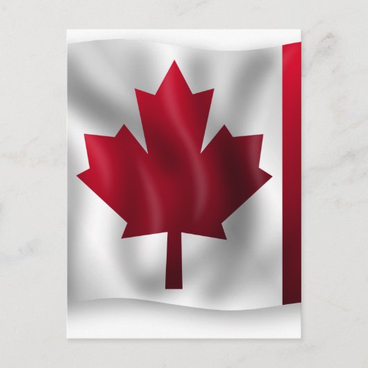 Carte Postale Drapeau du Canada (Devant)
