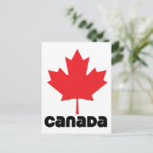 Carte Postale Drapeau du Canada (Debout devant)