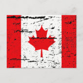 CARTE POSTALE DRAPEAU DU CANADA (Devant)