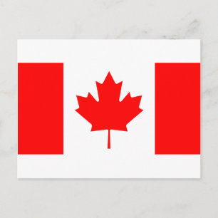 Carte Postale Drapeau du Canada