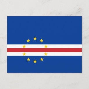 Carte Postale Drapeau du Cap-Vert