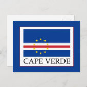 Carte Postale Drapeau du Cap-Vert (Devant / Derrière)