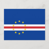 Carte Postale Drapeau du Cap-Vert, Drapeau du Cap-Vert (Devant)