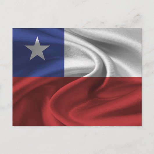 Carte Postale Drapeau du Chili (Devant)