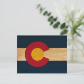 Carte Postale Drapeau du Colorado (Debout devant)