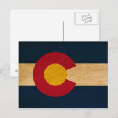 Carte Postale Drapeau du Colorado (Devant / Derrière)