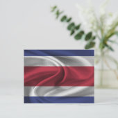 Carte Postale Drapeau du Costa Rica (Debout devant)