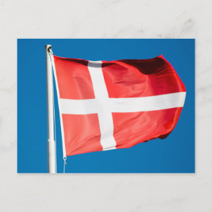 Carte Postale Drapeau du Danemark