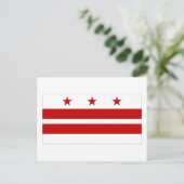 Carte Postale Drapeau du district de Columbia (Debout devant)
